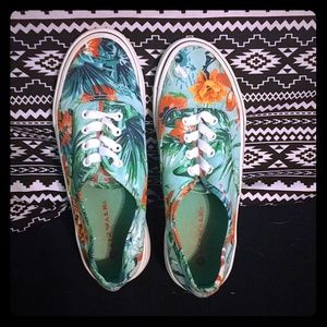 Tropical Floral Sneakers